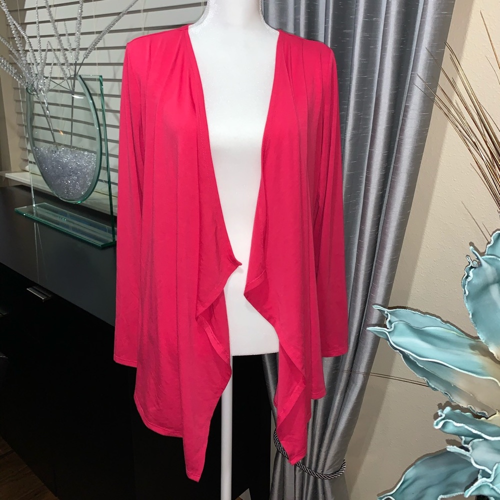 Indigo pink cardigan